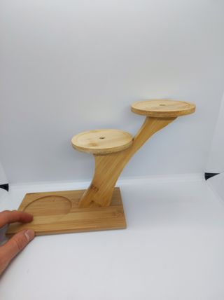 Espositore in Legno Naturale per Piante, Gemme etc