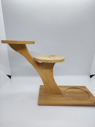 Espositore in Legno Naturale per Piante, Gemme etc