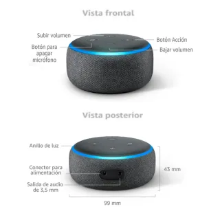 Amazon Echo Dot 3ª Gen Altavoz Inteligente