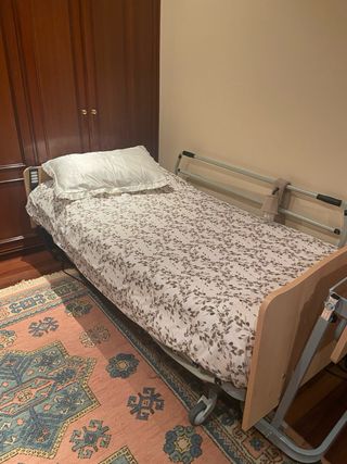 Cama hospitalaria eléctrica articulada