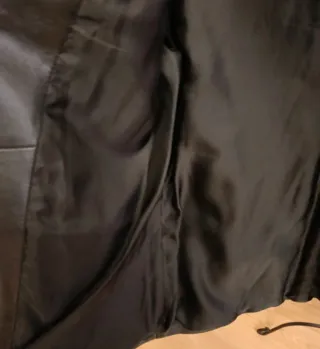 Chaqueta de piel Tazze Negra