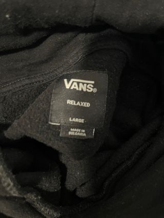 Sudadera Vans Negra Talla L