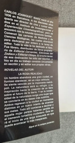 Libro: Lúgubre Otoño - Carlos Joaniquet