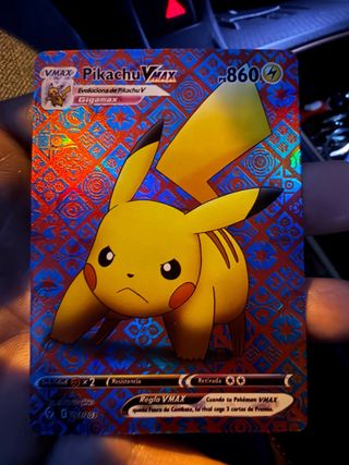 Carta Pokémon Pikachu VMAX Gigamax TCG