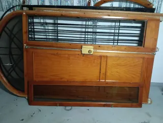 Puerta madera maciza