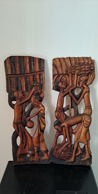 Quadro in legno intagliato