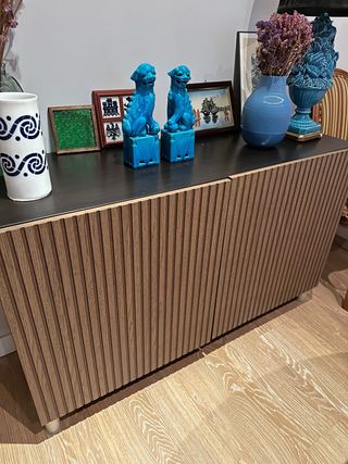 Cómoda IKEA Besta Negro y marrón