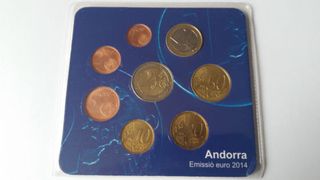 EURO CARTERA RESIDENTES ANDORRA 2014 LAS 8 MONEDAS