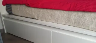 Cama 160x200 con 4 cajones + Colchón