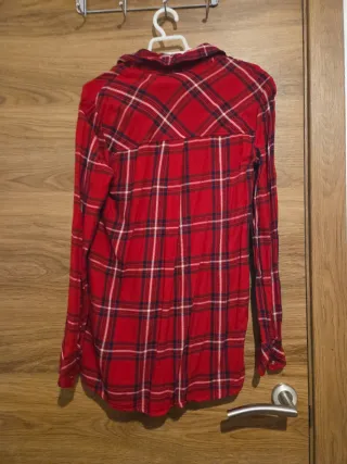 Camisa Easy Wear cuadros roja