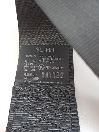 CINTURON SEGURIDAD TRASERO IZQUIERDO KIA SPORTAGE