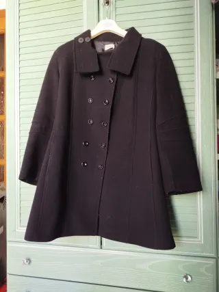 Cappotto donna nero taglia XL/44 ita