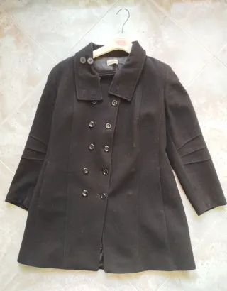 Cappotto donna nero taglia XL/44 ita