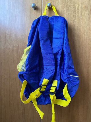 Mochila Vintage Nesquik Azul y Amarillo