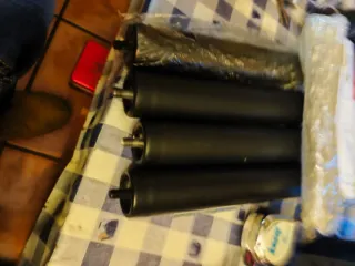 Patas somier roscadas negras