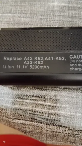 Portátil ASUS negro