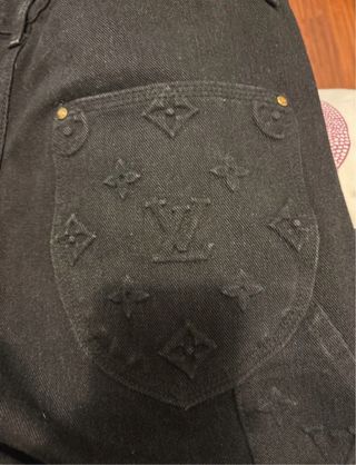 Jeans Louis Vuitton Neri