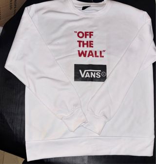 Sudadera Vans Off The Wall Blanca