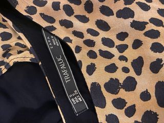 Blusa ZARA estampado leopardo Talla S