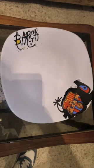 VAJILLA COMPLETA MIRÓ FC BARCELONA