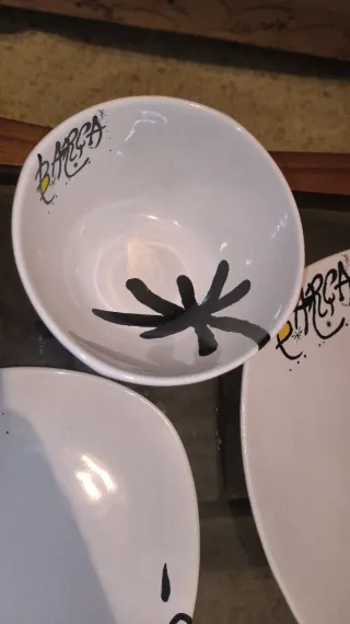 VAJILLA COMPLETA MIRÓ FC BARCELONA