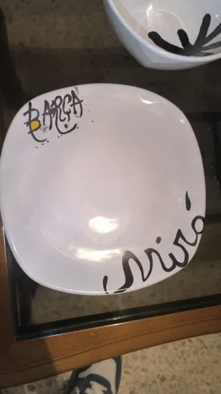 VAJILLA COMPLETA MIRÓ FC BARCELONA