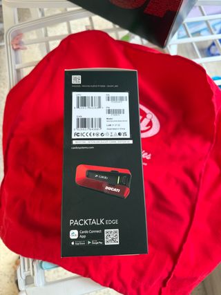 Casco Arai RX-7V Ducati Corse + Cardo Packtalk