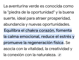 Colgante Mineral Natural Aventurina Verde. Nuevo.