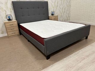 CAMA MATRIMONIAL CON CABECERO Y SOMIER 135X190