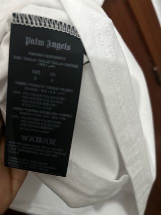 Camiseta Palm Angels Blanca
