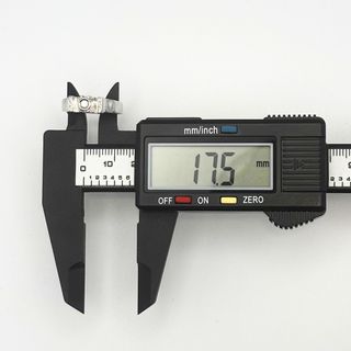 Anillo Solitario Oro 18K, Diamantes, 4.64gr, T-14