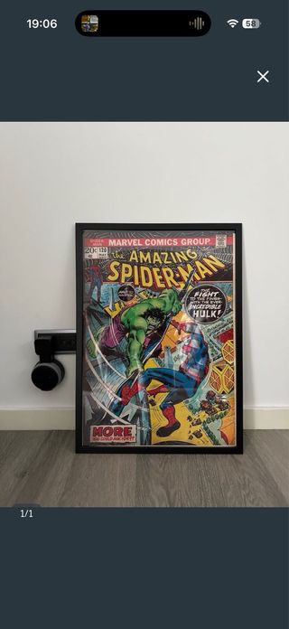 Cuadro Marvel Spiderman Hulk