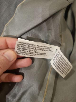 Traje Massimo Dutti Gris Chaqueta y Pantalón