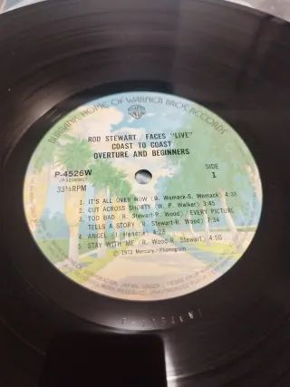 Rod Stewart / Faces Live Coast to Coast. Vinilo lp