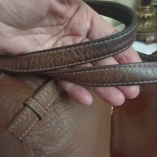 Bolso Piel Purificación García Camel