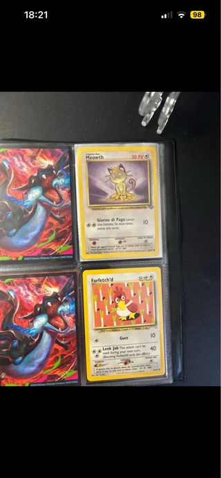 Album Vecchio Pokemon Carte