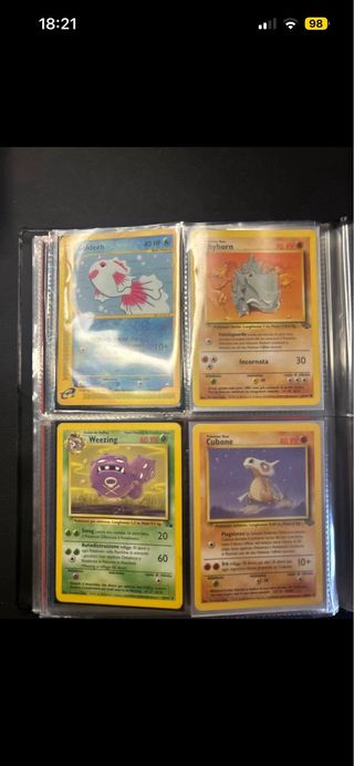 Album Vecchio Pokemon Carte