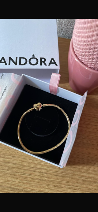 Pulsera Pandora Corazón Family 20cm