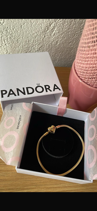 Pulsera Pandora Corazón Family 20cm