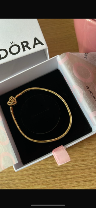 Pulsera Pandora Corazón Family 20cm