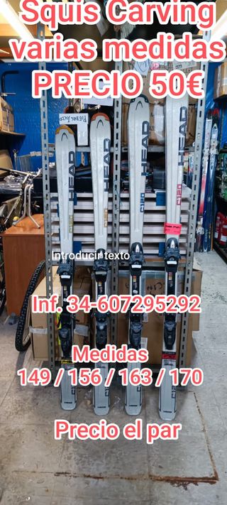 Esquís HEAD C120 TALLAS 156/163/170