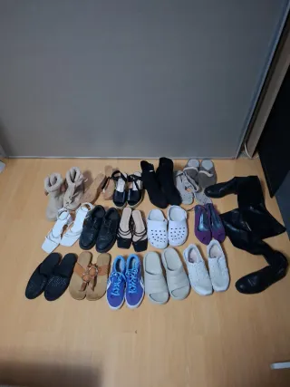 Lote de zapatos variados