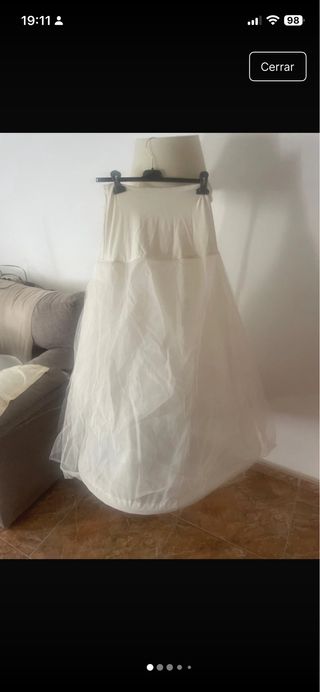 Can can para vestido de novia