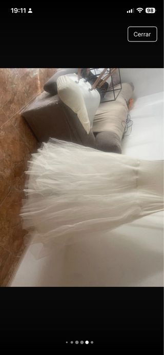 Can can para vestido de novia