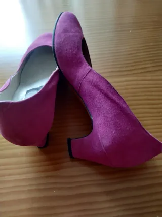 Bolso y Zapatos Fucsia Talla 36
