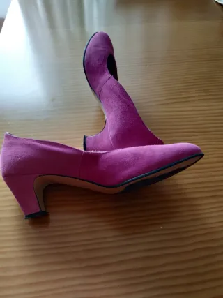 Bolso y Zapatos Fucsia Talla 36