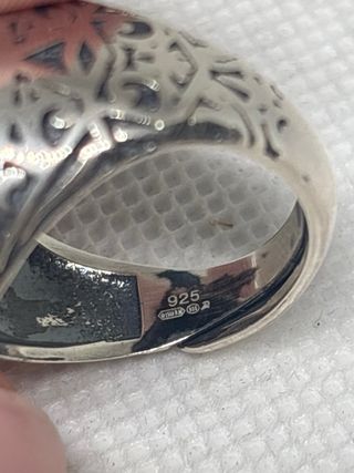 Anello Argento Onice Nero