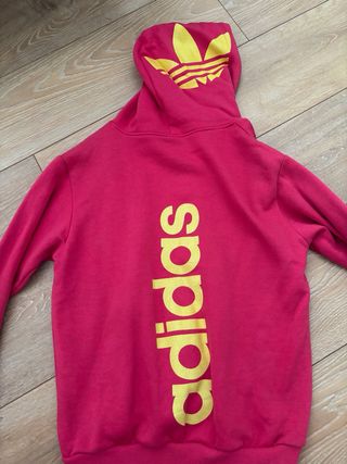 Sudadera Adidas Rosa y Amarilla