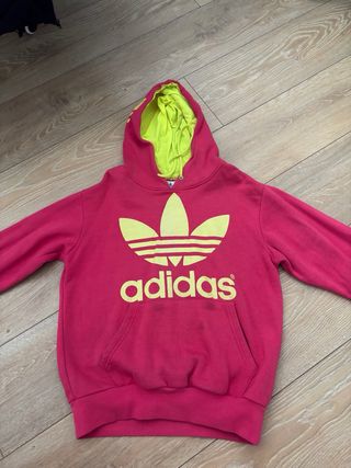 Sudadera Adidas Rosa y Amarilla