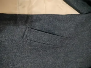 Abrigo hombre gris talla XL